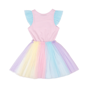 Unicorn Rainbow Singlet Circus Dress