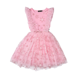 Pink Snowflake Party Dress