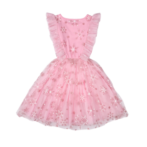 Pink Snowflake Party Dress