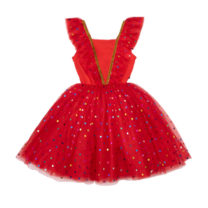 Red Party Tulle Dress