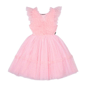 PINK HEART TULLE PARTY DRESS