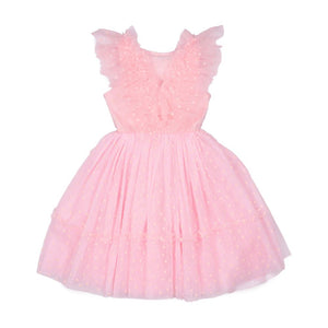 PINK HEART TULLE PARTY DRESS