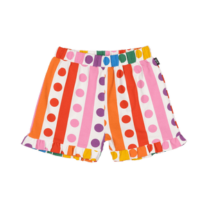 Rainbow Drops Frill Short