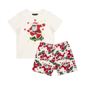 Santa Skate PJ Set