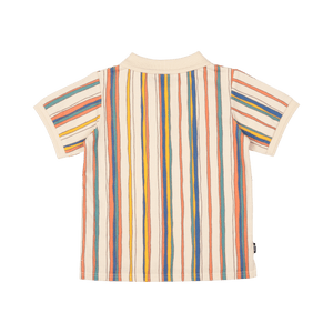 Stripe Polo T-Shirt