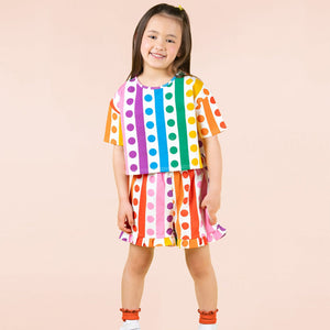 Rainbow Drops Boxy T-Shirt