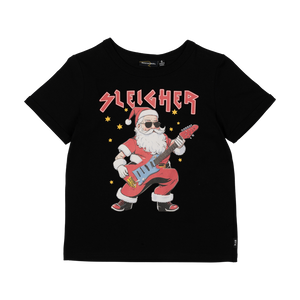 Santa Sleigher Ringer Tee