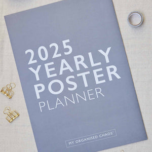 2025 Yearly Wall Planner