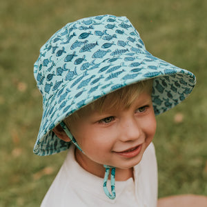 Classic Bucket Sun Hat (Fish)