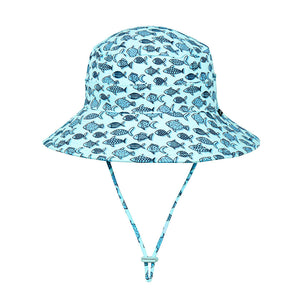 Classic Bucket Sun Hat (Fish)