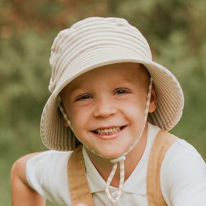 Classic Bucket Sun Hat (Natural Stripe)