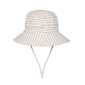 Classic Bucket Sun Hat (Natural Stripe)