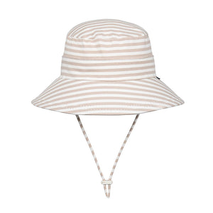 Classic Bucket Sun Hat (Natural Stripe)