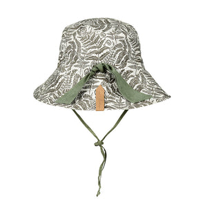 Explorer Kids Reversible Classic Bucket Hat (Fern/Moss)