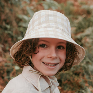 Explorer Kids Reversible Classic Bucket Hat (Flynn/Flax)