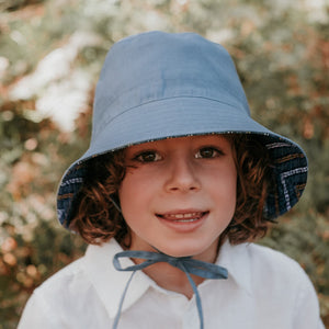 Explorer Kids Reversible Classic Bucket Hat (Stanford/Steele)