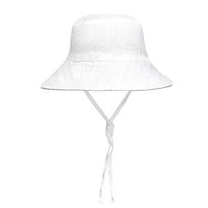 Explorer Kids Reversible Classic Bucket Hat (Finley/Blanc)