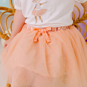 Tulle Skirt (Soft Peach)