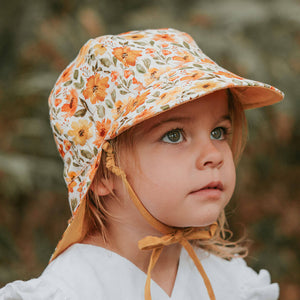 Lounger Baby Reversible Flap Sun Hat (Margaret/Maize)