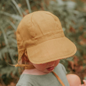 Lounger Baby Reversible Flap Sun Hat (Margaret/Maize)