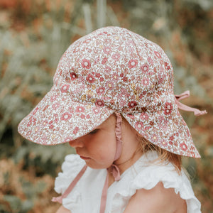 Lounger Baby Reversible Flap Sun Hat (Ramble/Rosa)