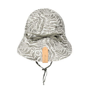 Lounger Baby Reversible Flap Sun Hat (Fern/Moss)