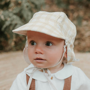 Lounger Baby Reversible Flap Sun Hat (Flynn/Flax)