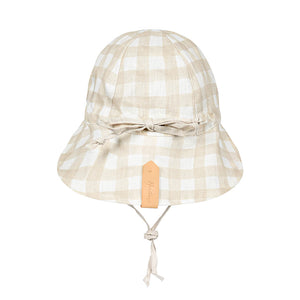 Lounger Baby Reversible Flap Sun Hat (Flynn/Flax)