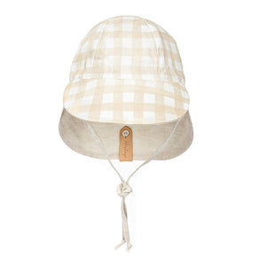 Lounger Baby Reversible Flap Sun Hat (Flynn/Flax)