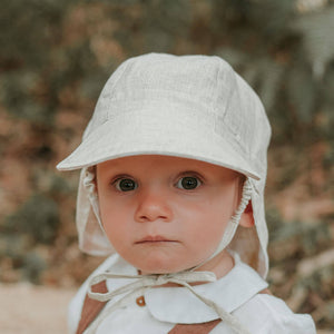 Lounger Baby Reversible Flap Sun Hat (Flynn/Flax)