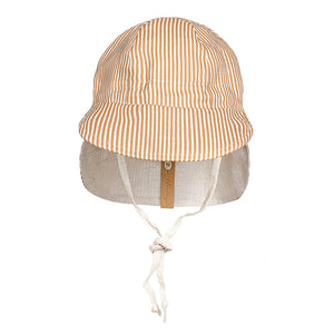 Lounger Baby Reversible Flap Sun Hat (Frankie/Flax)