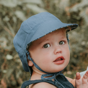 Lounger Baby Reversible Flap Sun Hat (Stanford/Steele)