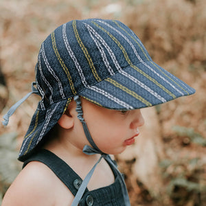 Lounger Baby Reversible Flap Sun Hat (Stanford/Steele)