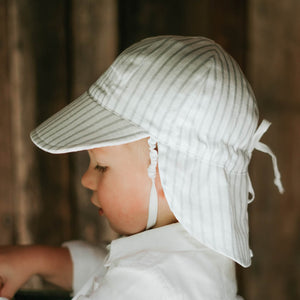 Lounger Baby Riversible Flap Sun Hat (Finley/Blanc)