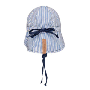 Lounger Baby Reversible Flap Sun Hat (Charlie/Indigo)