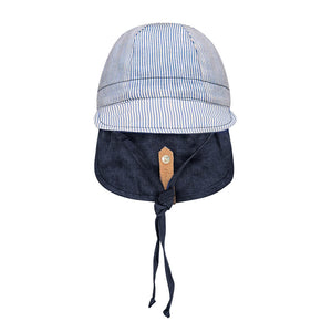 Lounger Baby Reversible Flap Sun Hat (Charlie/Indigo)