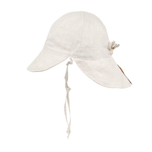 Lounger Baby Reversible Flap Sun Hat (Frankie/Flax)