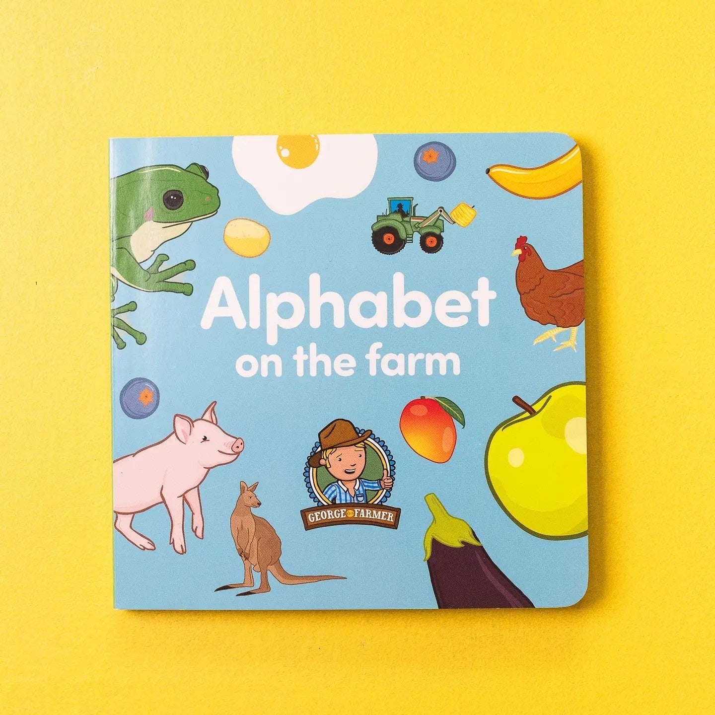 Alphabet Book On The Farm (Board Book)