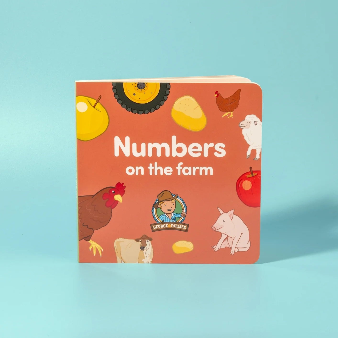 Numbers On The Farm (Board Book)