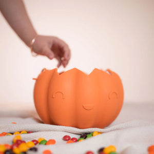 Halloween Pumpkin Bucket - Bright Orange