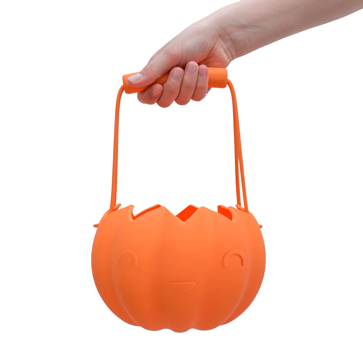 Halloween Pumpkin Bucket - Bright Orange