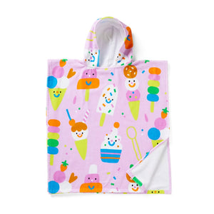 Kids Hooded Towel (Sundae Fun Day)