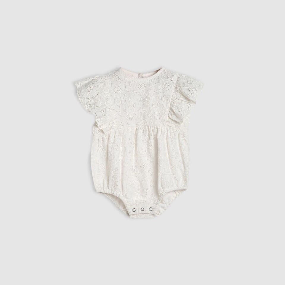 Ellie Playsuit - Natural Lace