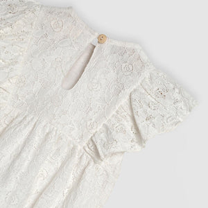 Ellie Playsuit - Natural Lace