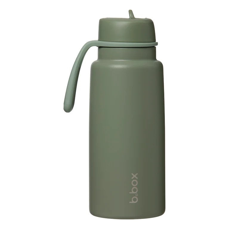 Insulated Flip Top Drink Bottle 1L (Olive)