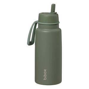 Insulated Flip Top Drink Bottle 1L (Olive)