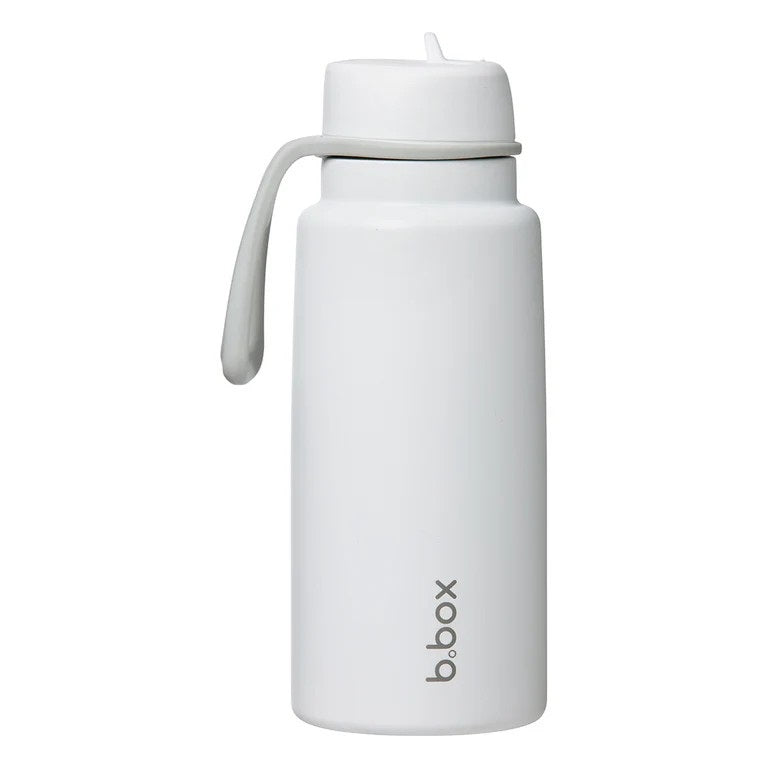 Insulated Flip Top Drink Bottle 1L (White Out)