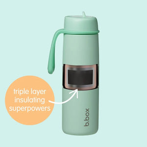 Insulated Flip Top Bottle 690ml (Spearmint)