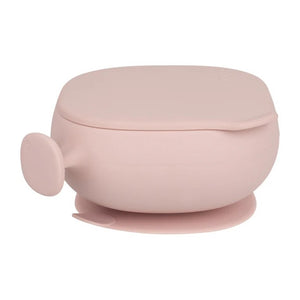 Silicone Bowl & Lid (Blush)