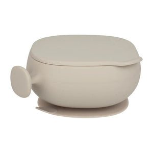 Silicone Bowl & Lid (Latte)